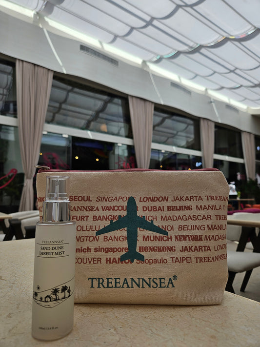 TREEANNSEA Borsa cosmetica per assistenti di volo City