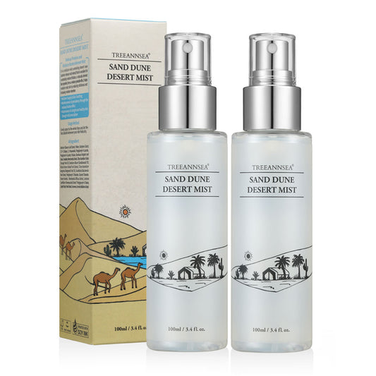 TREEANNSEA Sand Dune Desert Mist 100ml | Spray viso | Cura della pelle coreana, idratante, esfoliante delicato, vegano, senza test sugli animali, senza parabeni - 2 pezzi