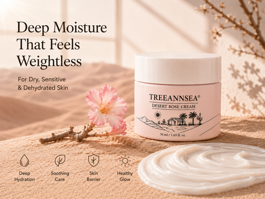 TREEANNSEA Desert Rose Cream 50g, cura della pelle coreana