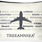 TREEANNSEA Borsa cosmetica per assistenti di volo City
