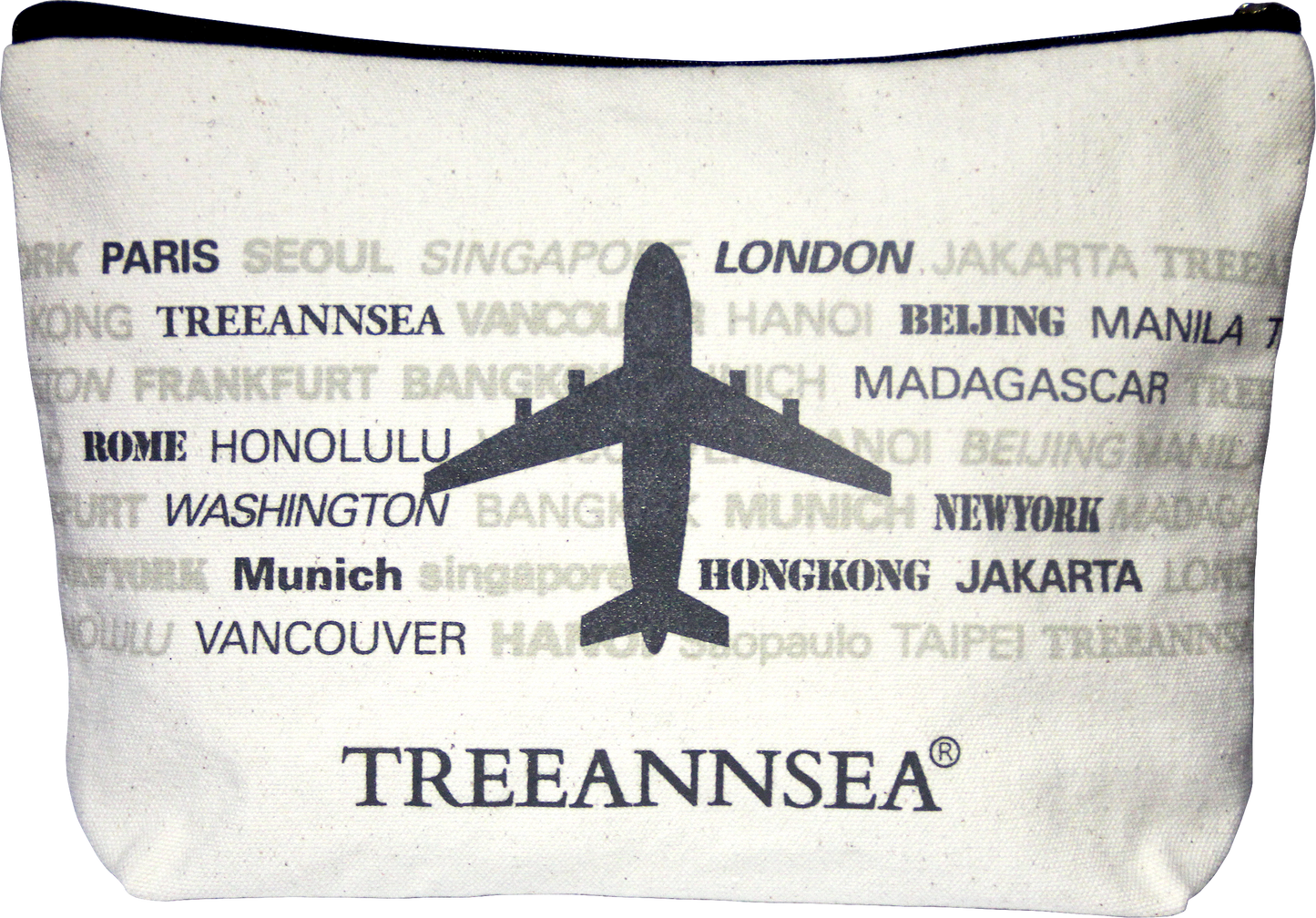 TREEANNSEA Borsa cosmetica per assistenti di volo City