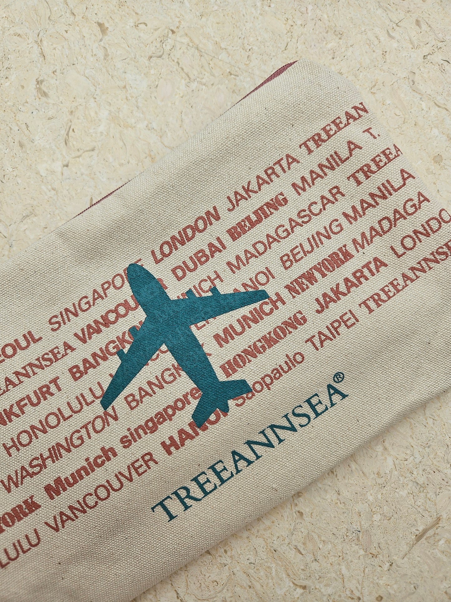 TREEANNSEA Borsa cosmetica per assistenti di volo City