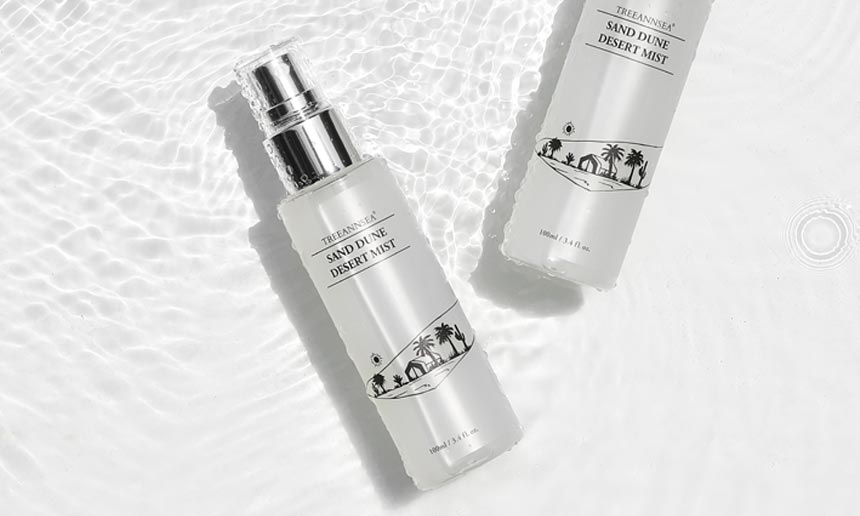 TREEANNSEA Sand Dune Desert Mist 100ml | Spray viso | Cura della pelle coreana, idratante, esfoliante delicato, vegano, senza test sugli animali, senza parabeni