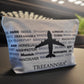 TREEANNSEA Borsa cosmetica per assistenti di volo City